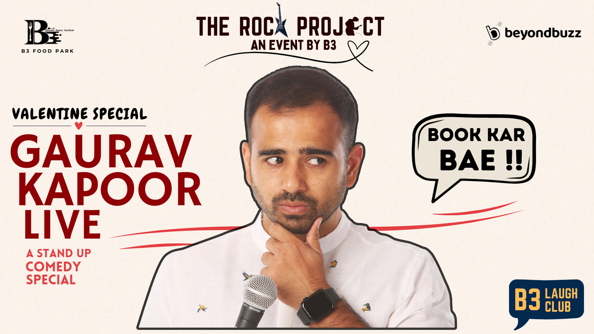 GAURAV KAPOOR LIVE STANDUP - The Rock Project