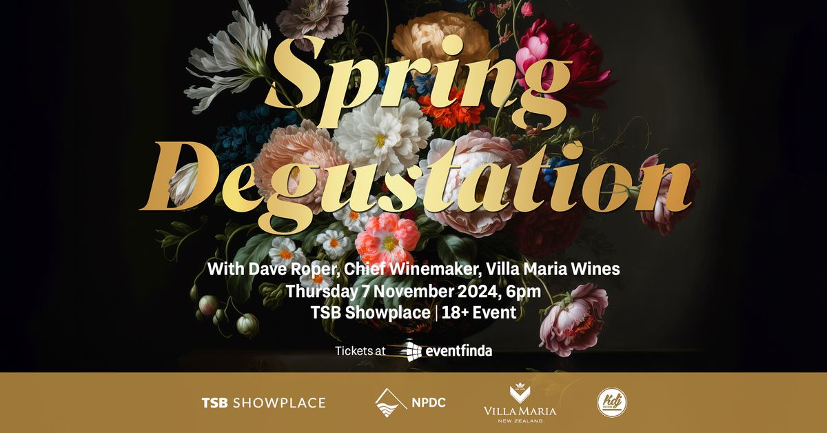 Spring Degustation with Dave Roper (R18)