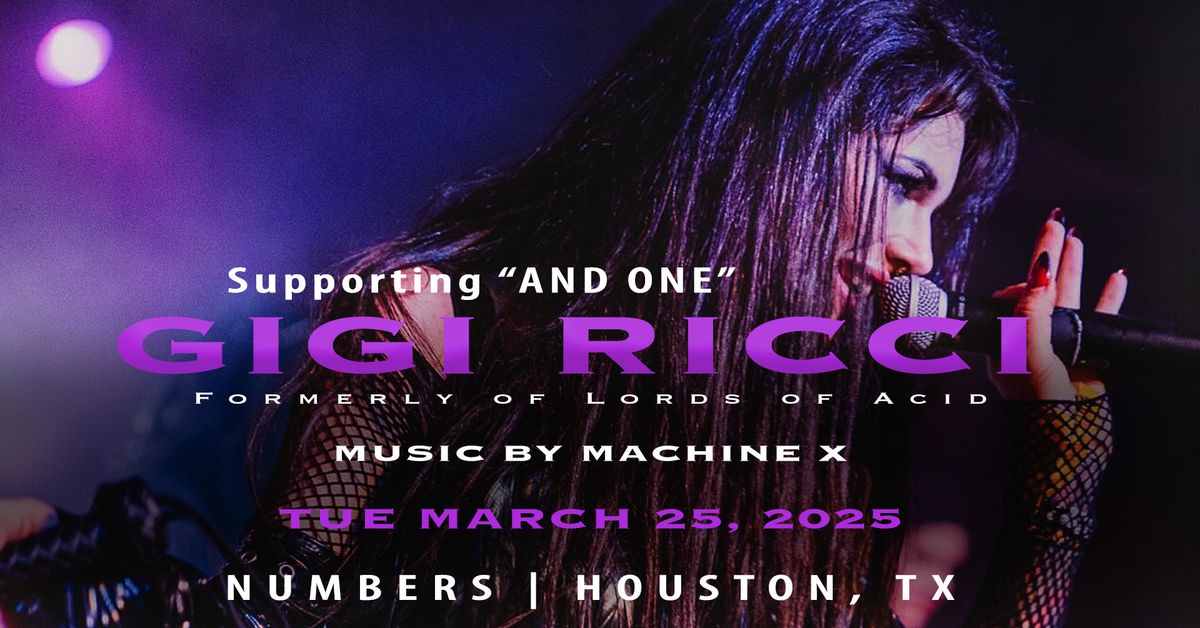 Gigi Ricci (Formerly of Lords of Acid) Live at NUMBERS with Machine X