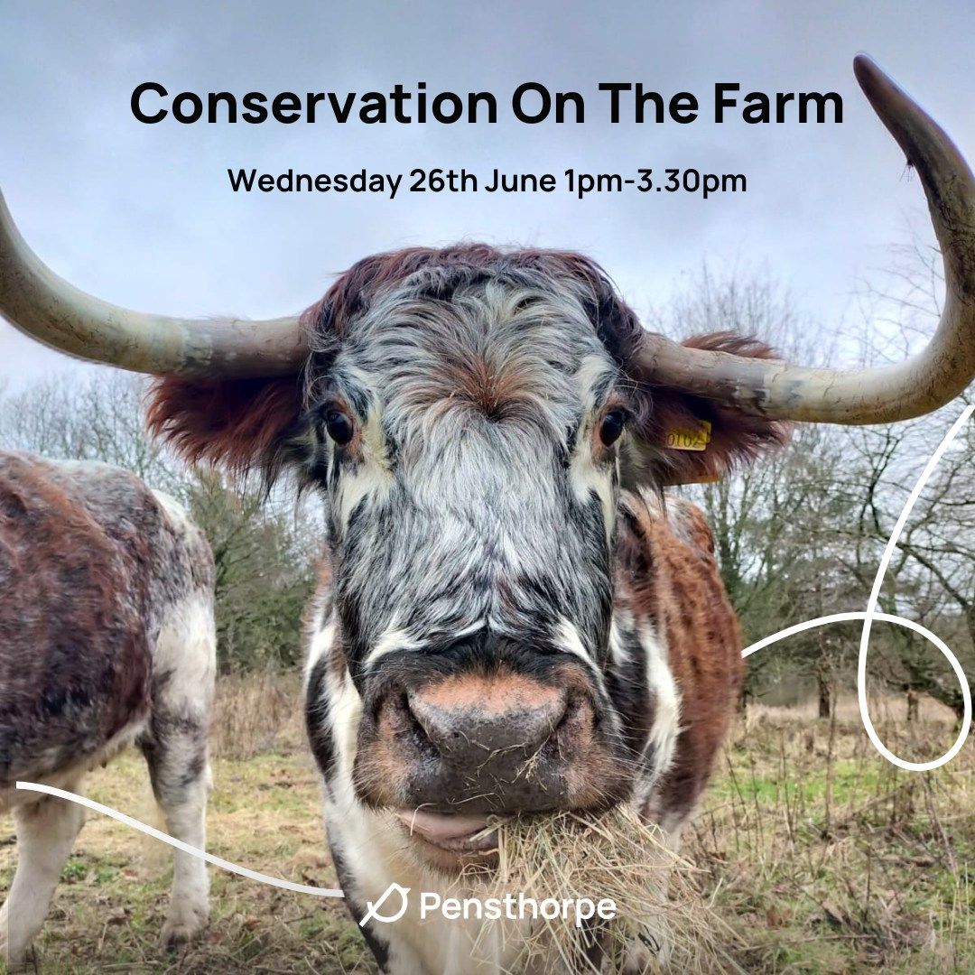 Conservation on the farm tour at Pensthorpe