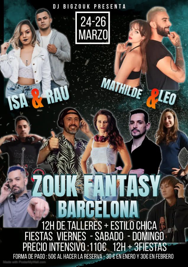 Zouk Fantasy en Barcelona