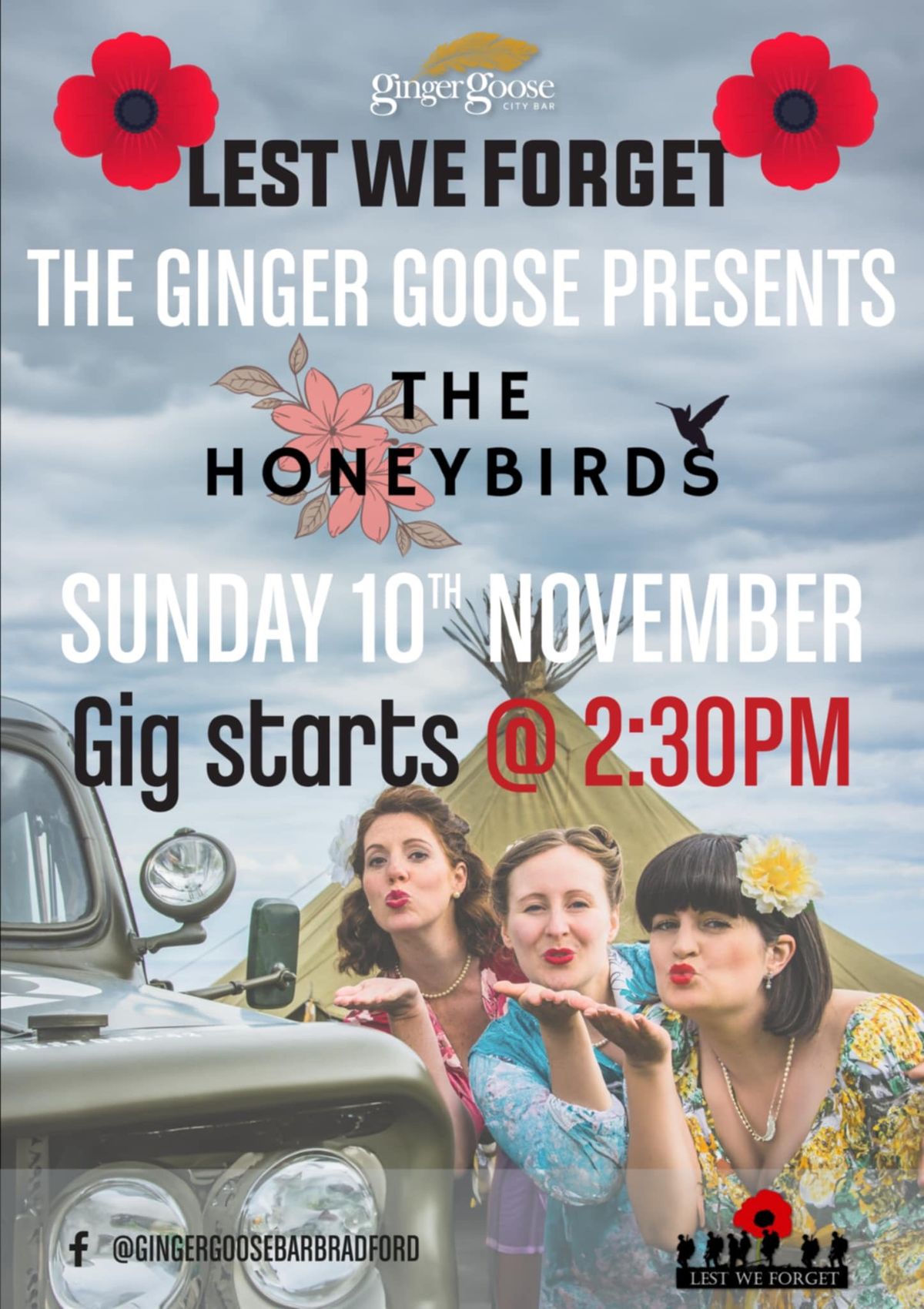 Ginger Goose presents: Lest we forget ft. The Honey Birds!