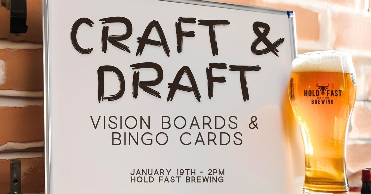 CRAFT & DRAFT: Vision Boards and Bingo Cards