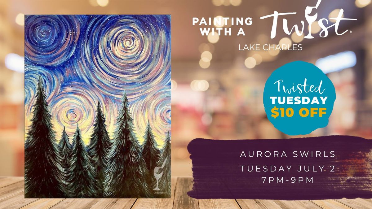 Twisted Tuesday $10 off- Aurora Swirls