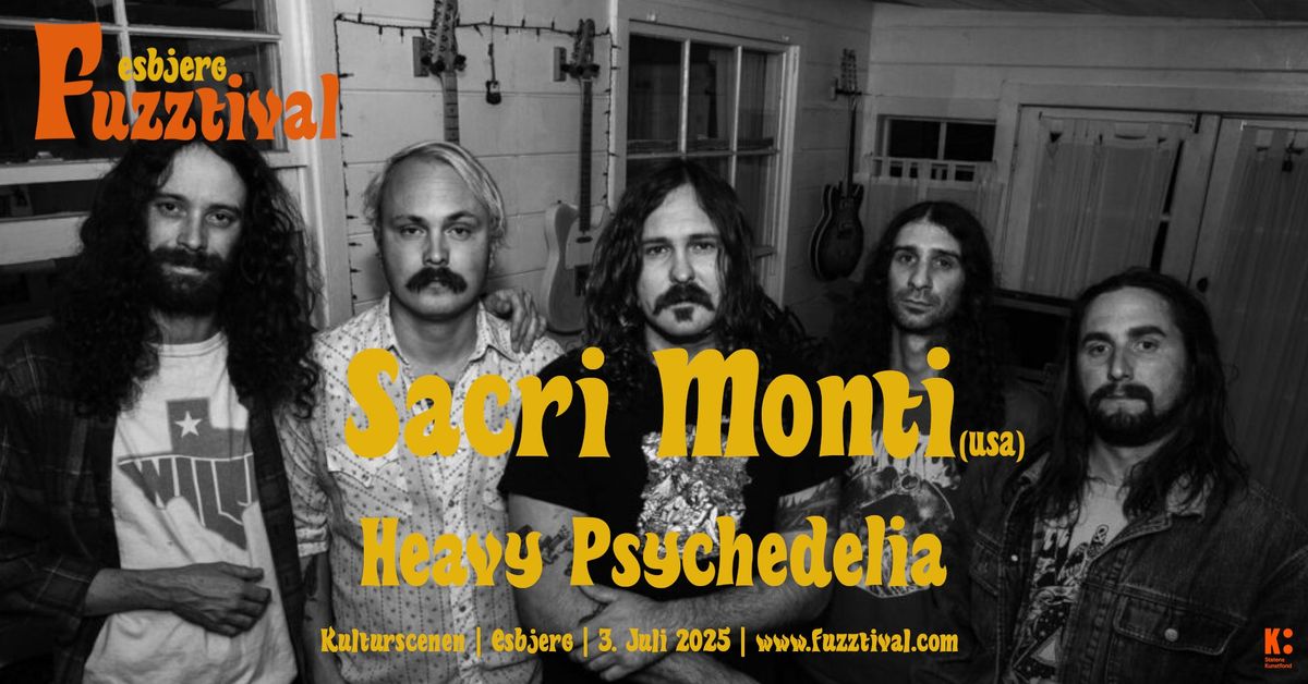 Fuzztival presents... SACRI MONTI + Support: Natskygge