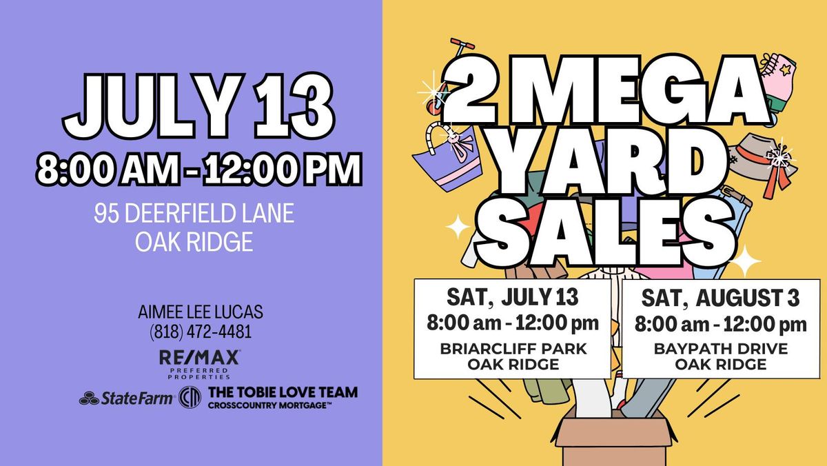 Mega Yard Sale: Briarcliff Ave