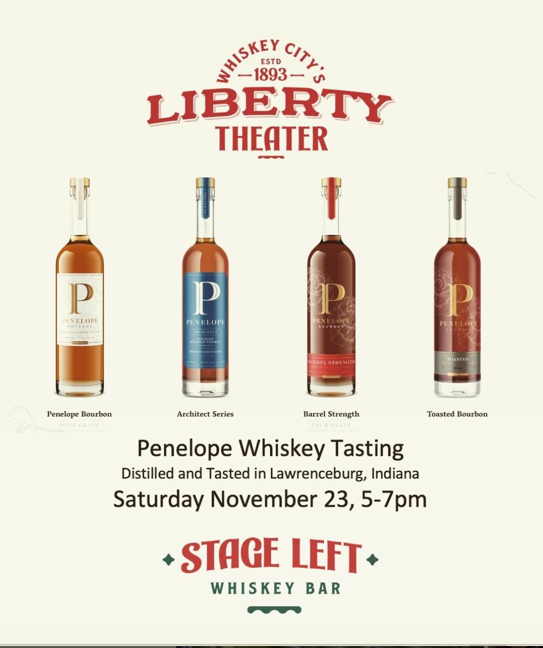 Penelope Whiskey Tasting