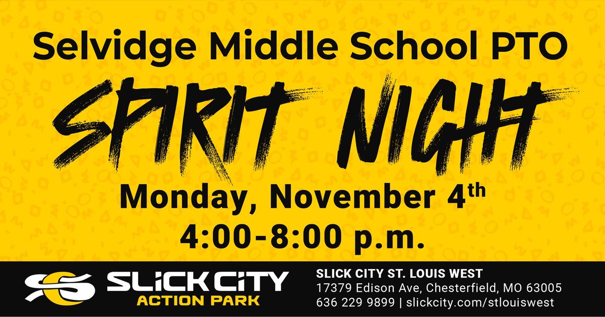 Selvidge Middle School PTO Spirit Night