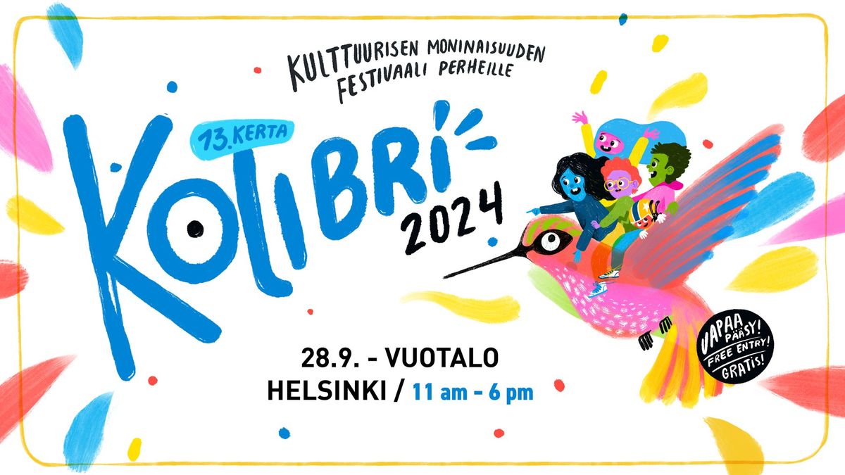 Kolibr\u00ed Festivaali at Vuotalo & Vuosaaren Kirjasto | Helsinki