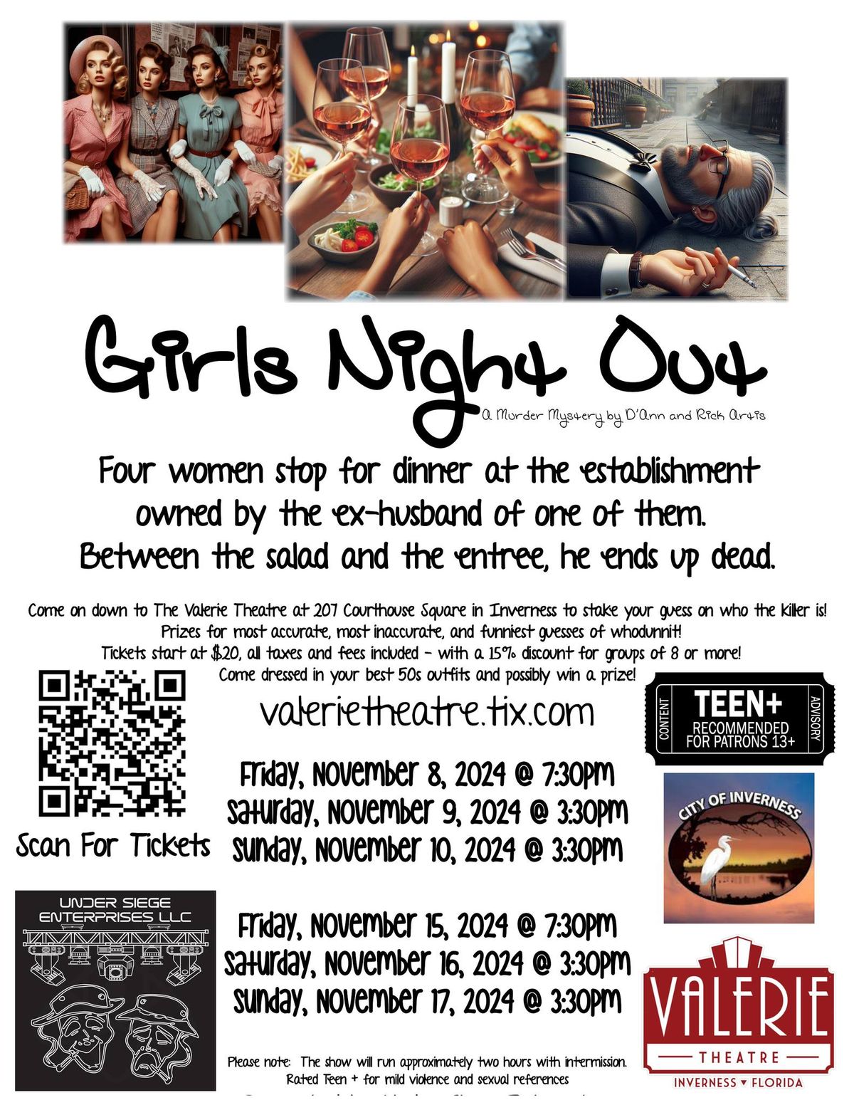 Under Siege Enterprises Presents: Girls Night Out