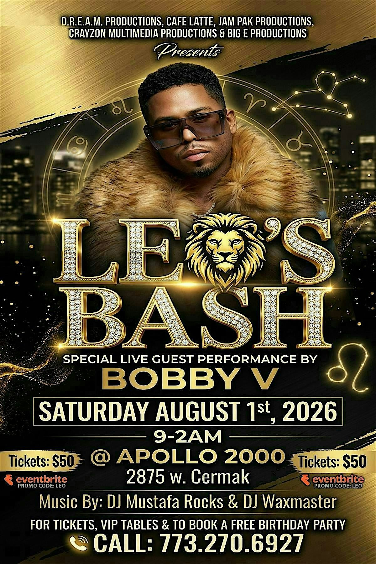 All White Leo Bash LIVE w\/Bobby V