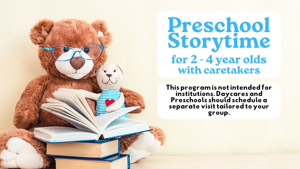 Preschool Storytime