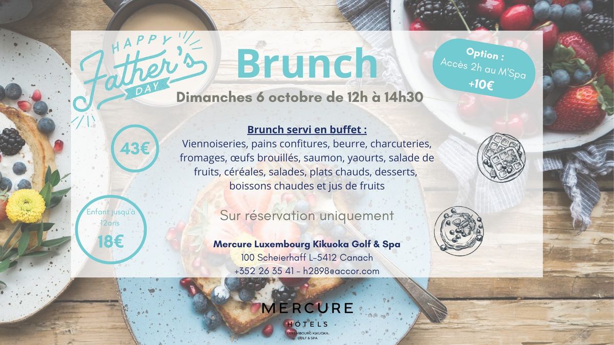 Brunch F\u00eate des p\u00e8res