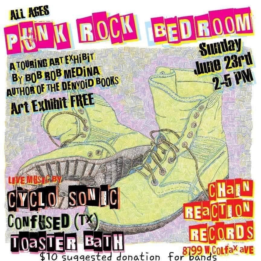 Punk Rock Bedroom Exhibit with Live Music
