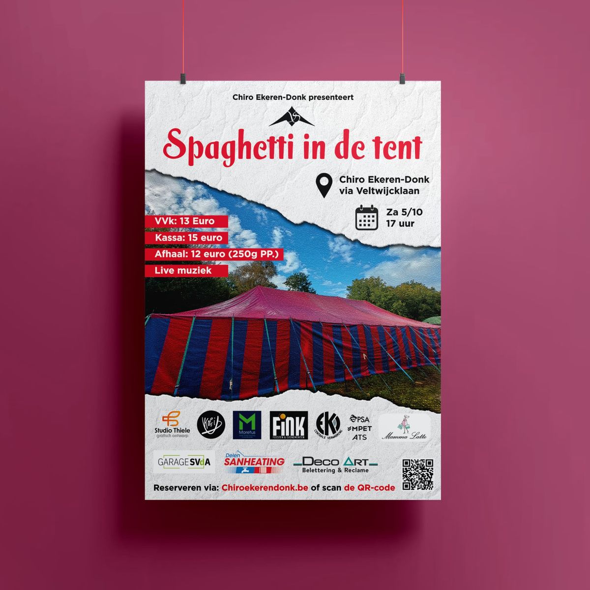 Spaghetti in de tent 