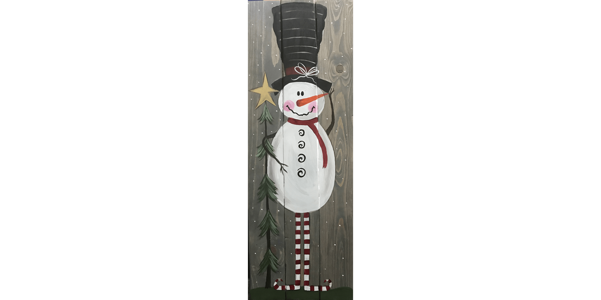 Old World Snowman - Paint and Sip in Orange County | Classpop!\u2122