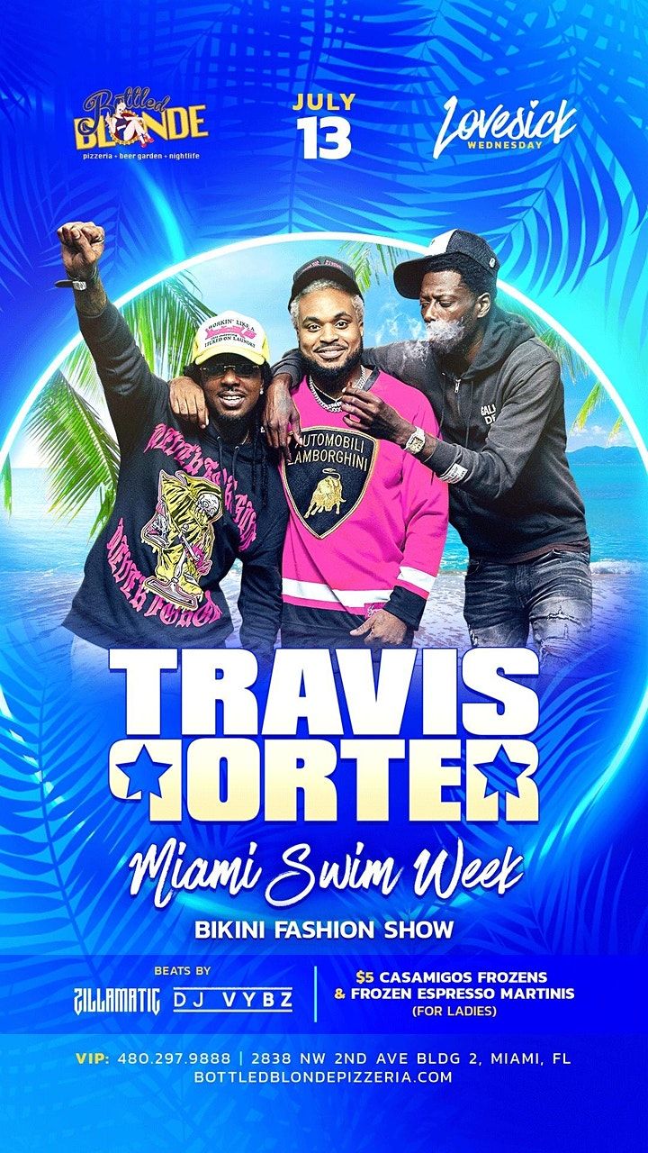 Travis Porter at Bottled Blonde Miami Swim Week, Bottled Blonde Miami