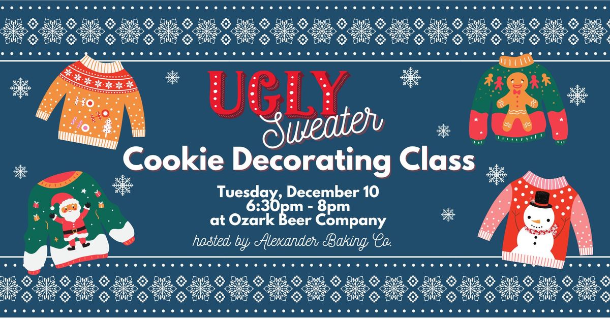 Cookie Decorating Class at Ozark Beer Co.