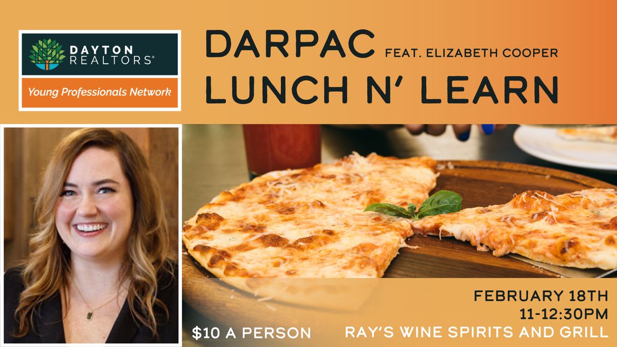 DARPAC Lunch N' Learn feat. Elizabeth Cooper