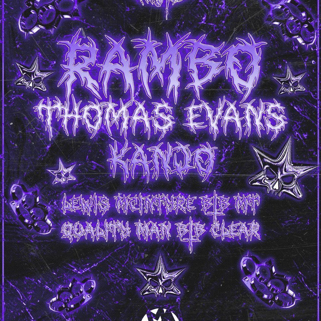 PureTek Presents: RAMBO and THOMAS EVANS + SUPPORT