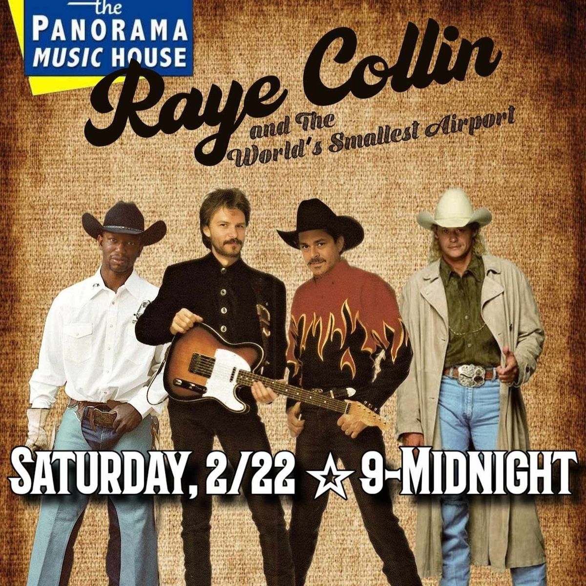 Raye Collin & TWSA at Panorama Music House (Sat, 2\/22\/25)