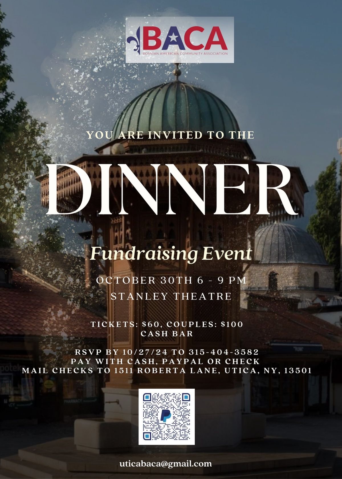 The 3rd Annual BACA Fundraising Dinner