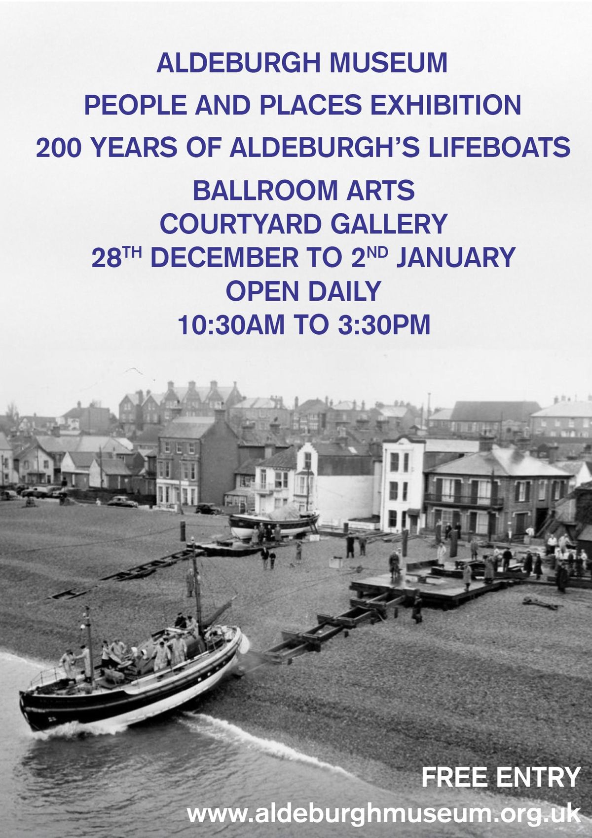 People & Place Exhibition: Celebrating 200 years of Aldeburgh's Lifeboats