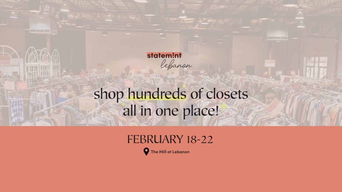 Statemint | Lebanon Pop-Up Adult Consignment for Men + Women Spring 2025