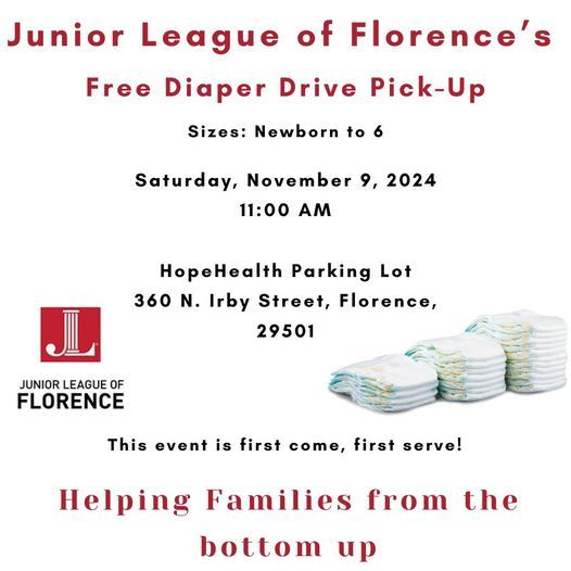 Junior League of Florence's Diaper Drive