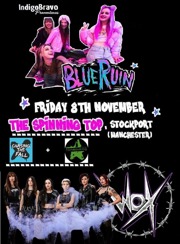 Wox \/ Blue Ruin \/ Chasing The Fall \/ Homecoming