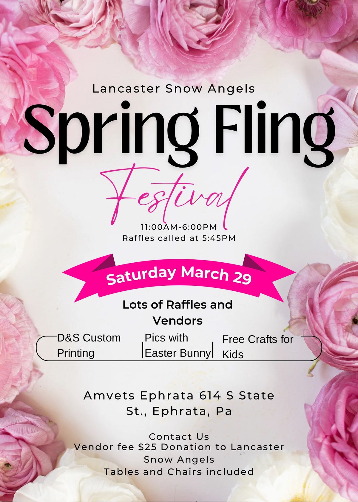 Lancaster Snow Angels Spring Fling Festival