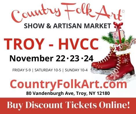 Country Folk Art Show & Artisan Market - Christmas Show, Troy NY