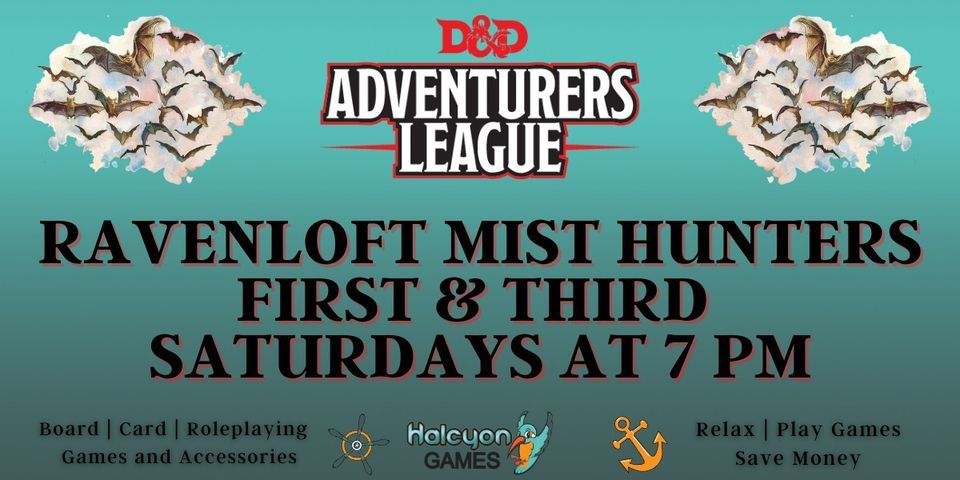 Ravenloft Mist Hunters Dungeons & Dungeons Adventurers League Campaign Settings