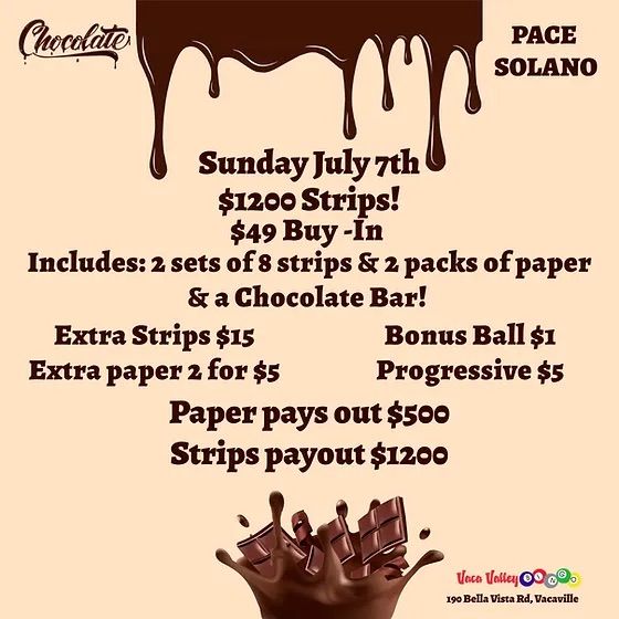 $1200 strips on Chocolate day 