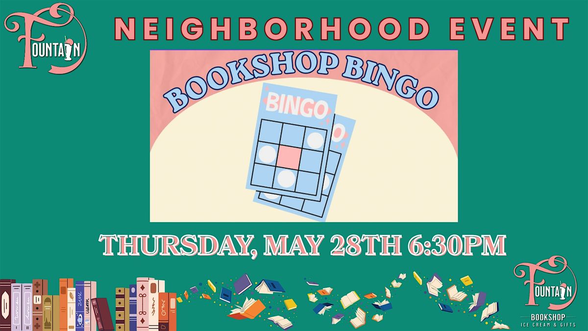 BOOKSHOP BINGO at the Fountain Bookshop
