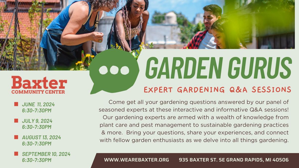 Garden Guru's: Expert Gardening Q&A Sessions