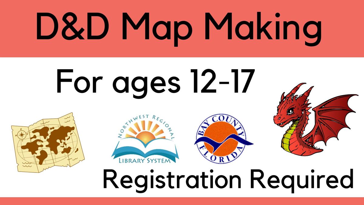 D&D Map Making Teen Program  (Registration Required)