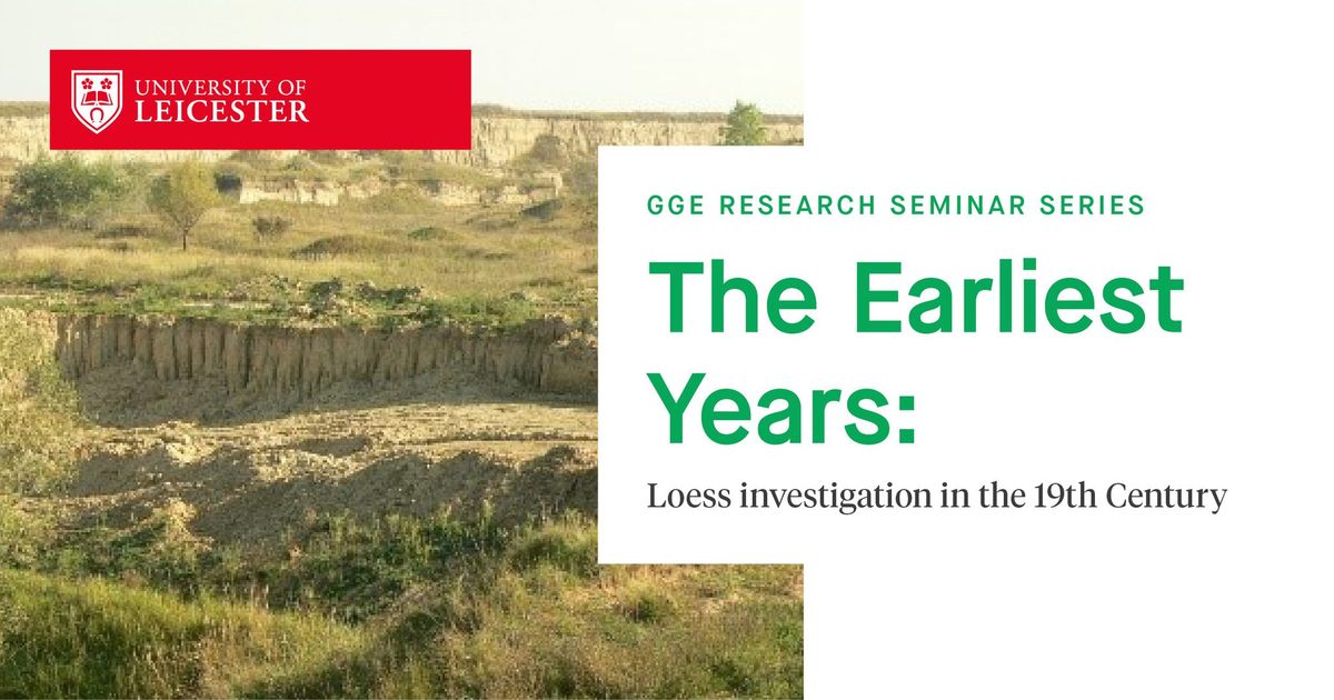 The Earliest Years: Loess investigation in the Nineteenth Century