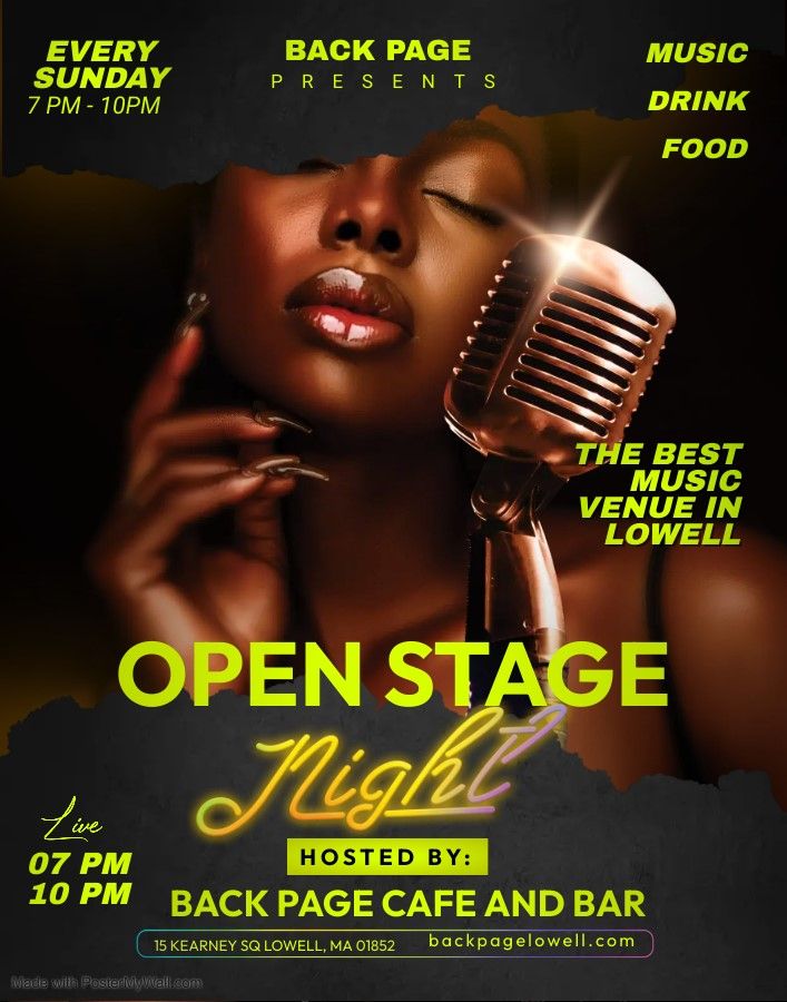 SUNDAY OPEN STAGE NIGHT