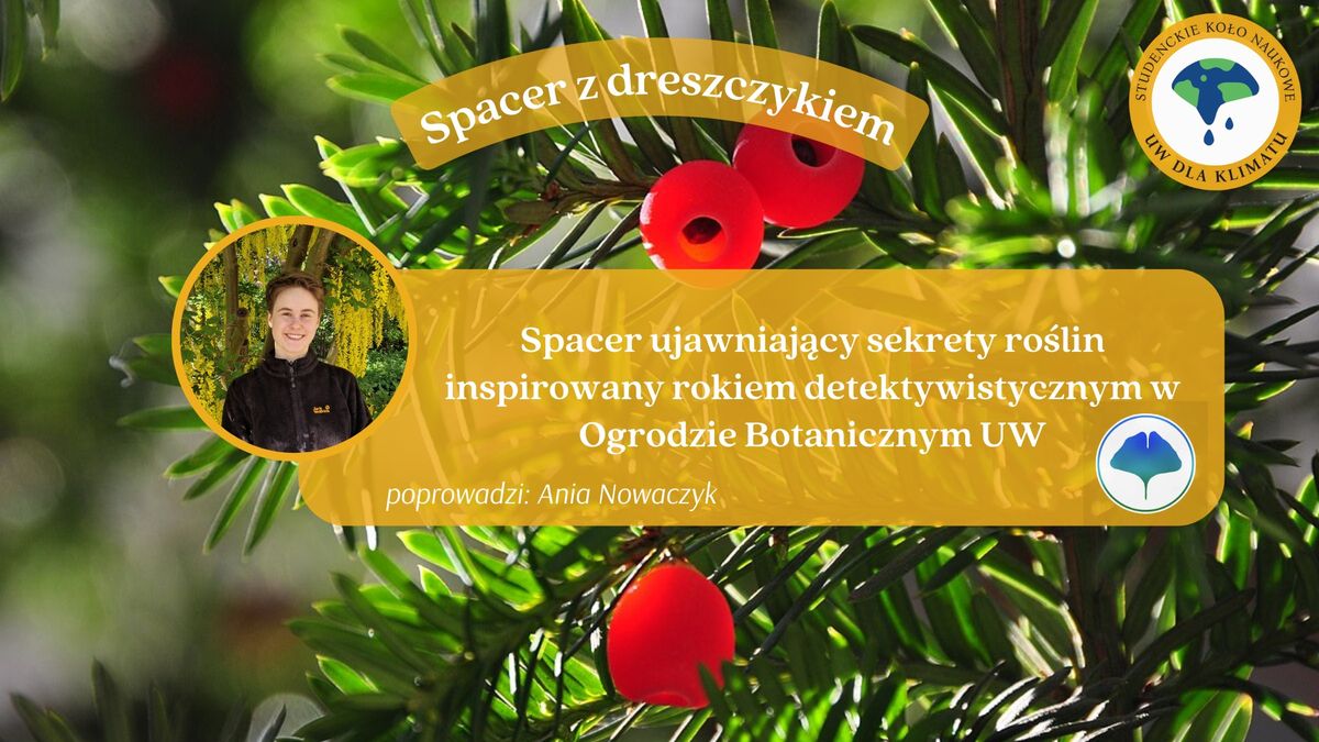 Botaniczny spacer o tajemnicach ro\u015blin i nie tylko