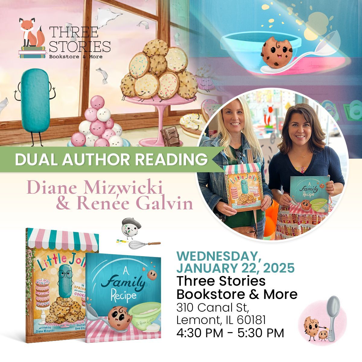  Dual Author Reading: Diane Mizwicki & Renee Galvin