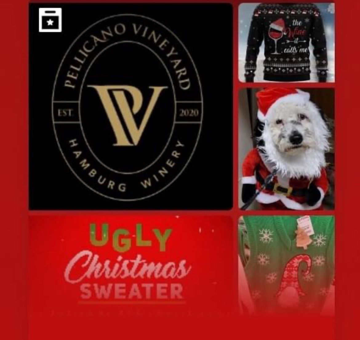 Pellicano Vineyard Annual Ugly Sweater Party with Vinyl Cocktail