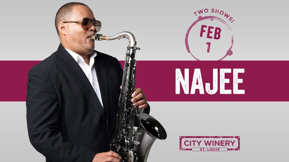 Najee at City Winery STL - 2 shows!