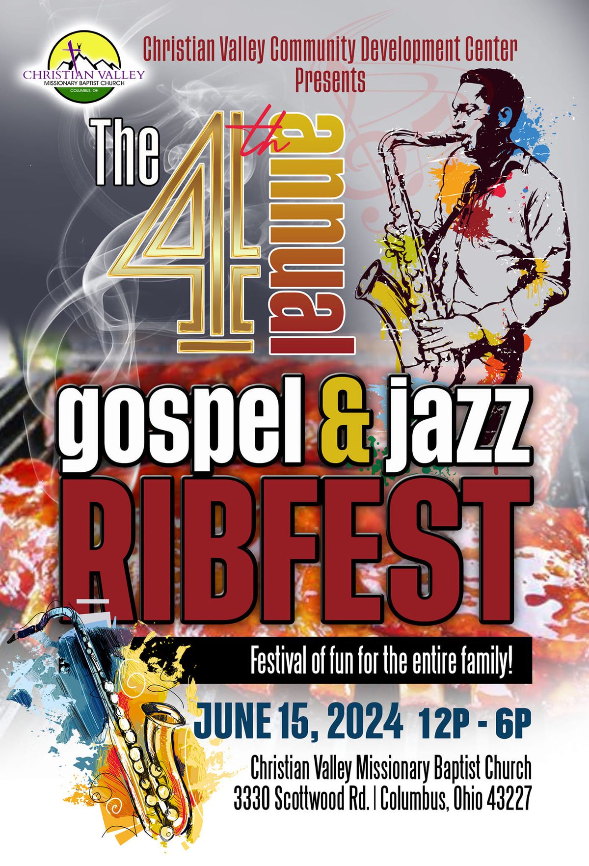 4th Annual Gospel Jazz and Ribfest 