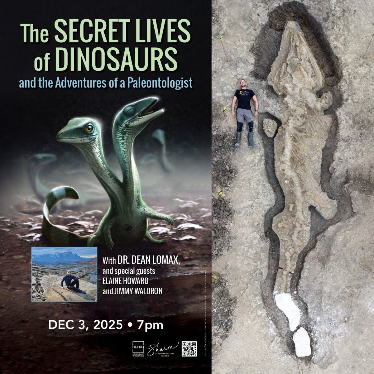The Secret Lives of Dinosaurs and the Adventures of a Paleontologist at Sharon L Morse Performing Arts Center