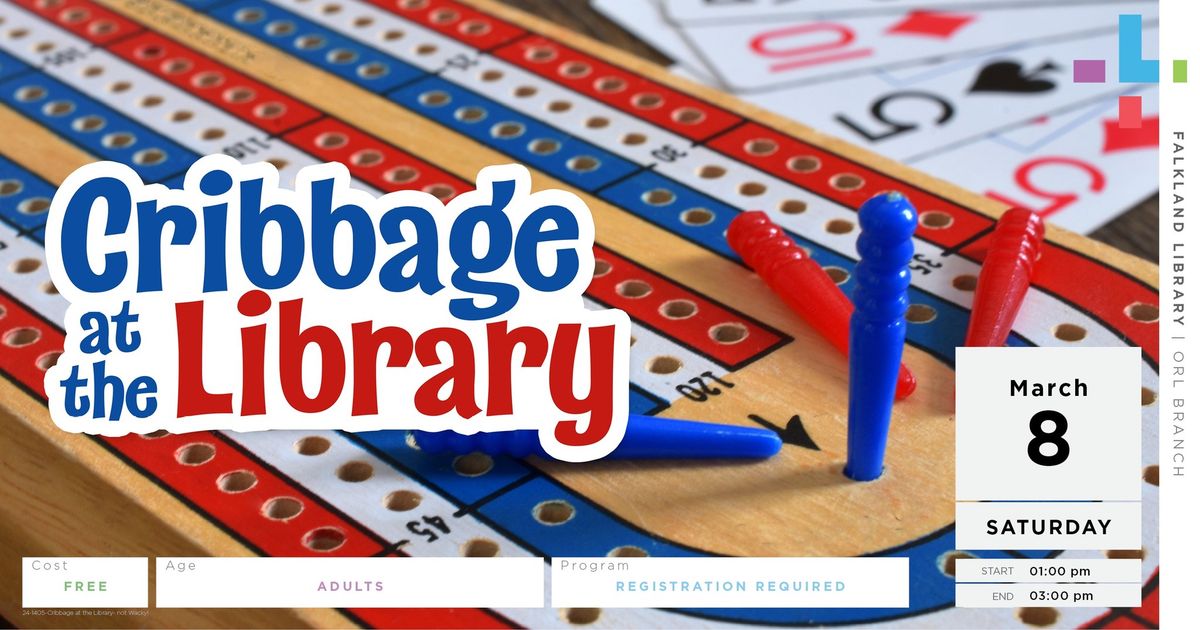 Falkland: Cribbage at the Library- not wacky!