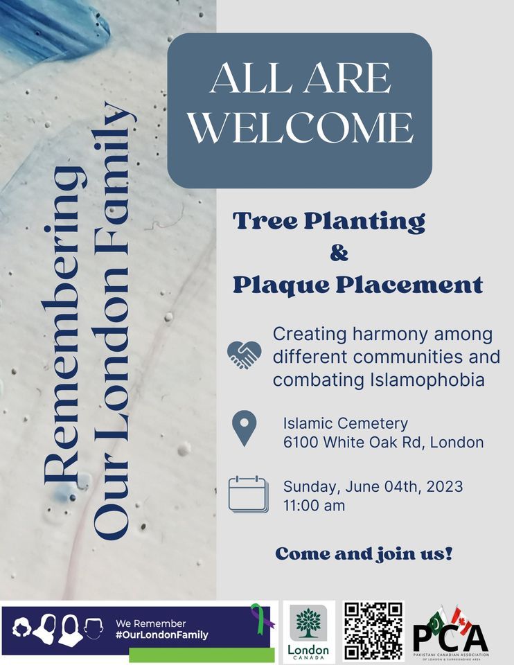 Tree Planting & Plaque Placement | Remembering Our London Family