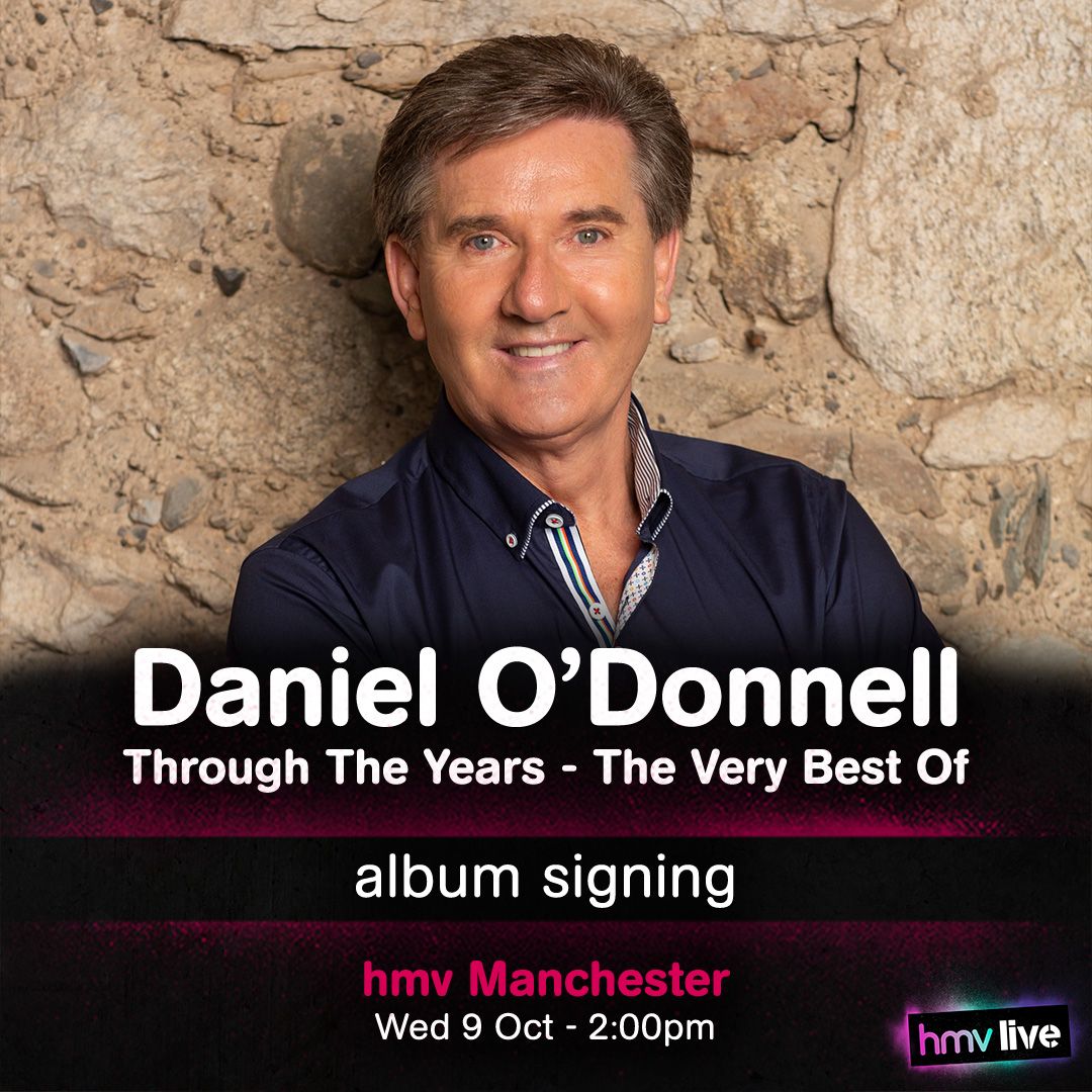 Daniel O'Donnell - hmv signing - Manchester