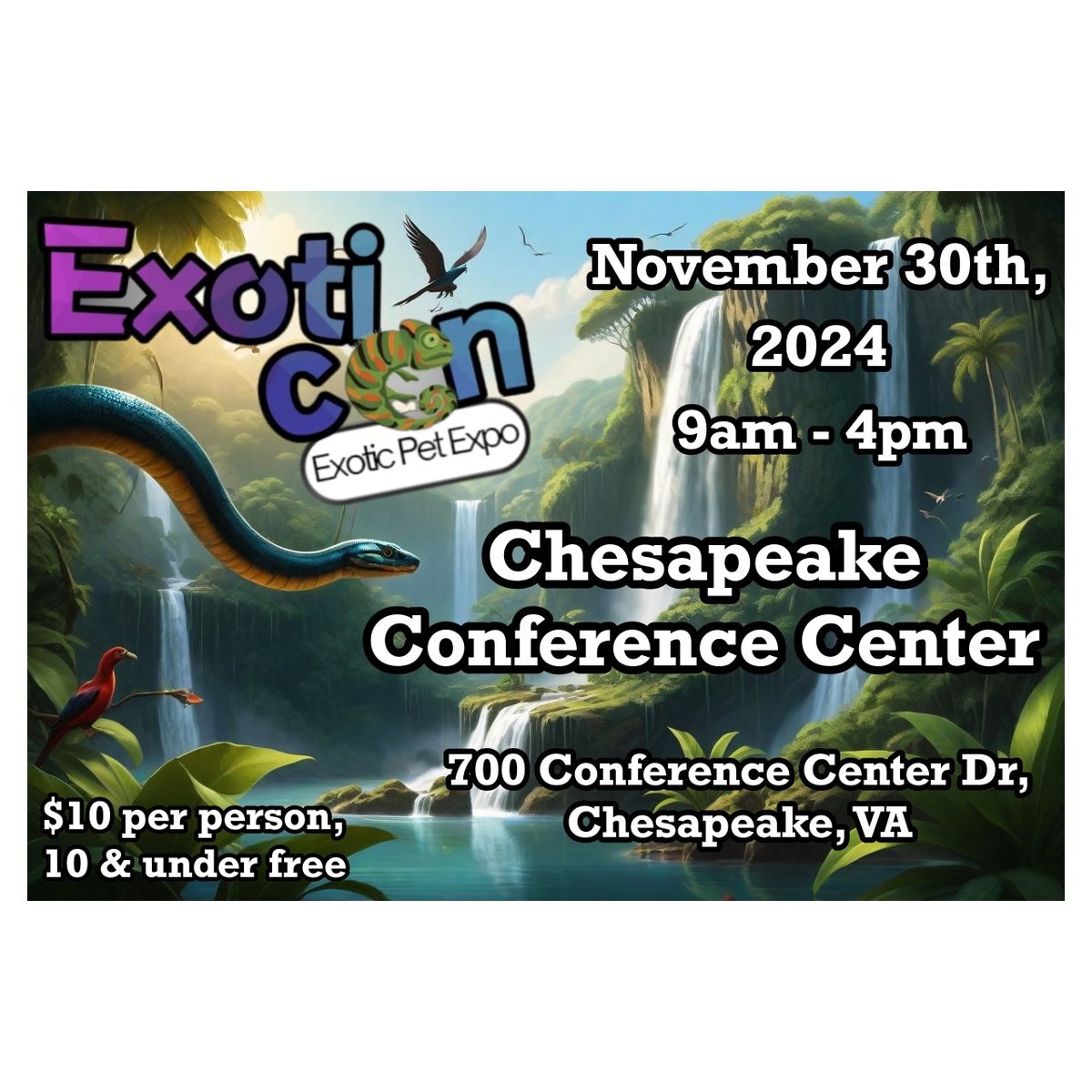 Exoticon Chesapeake Reptile & Exotics Expo