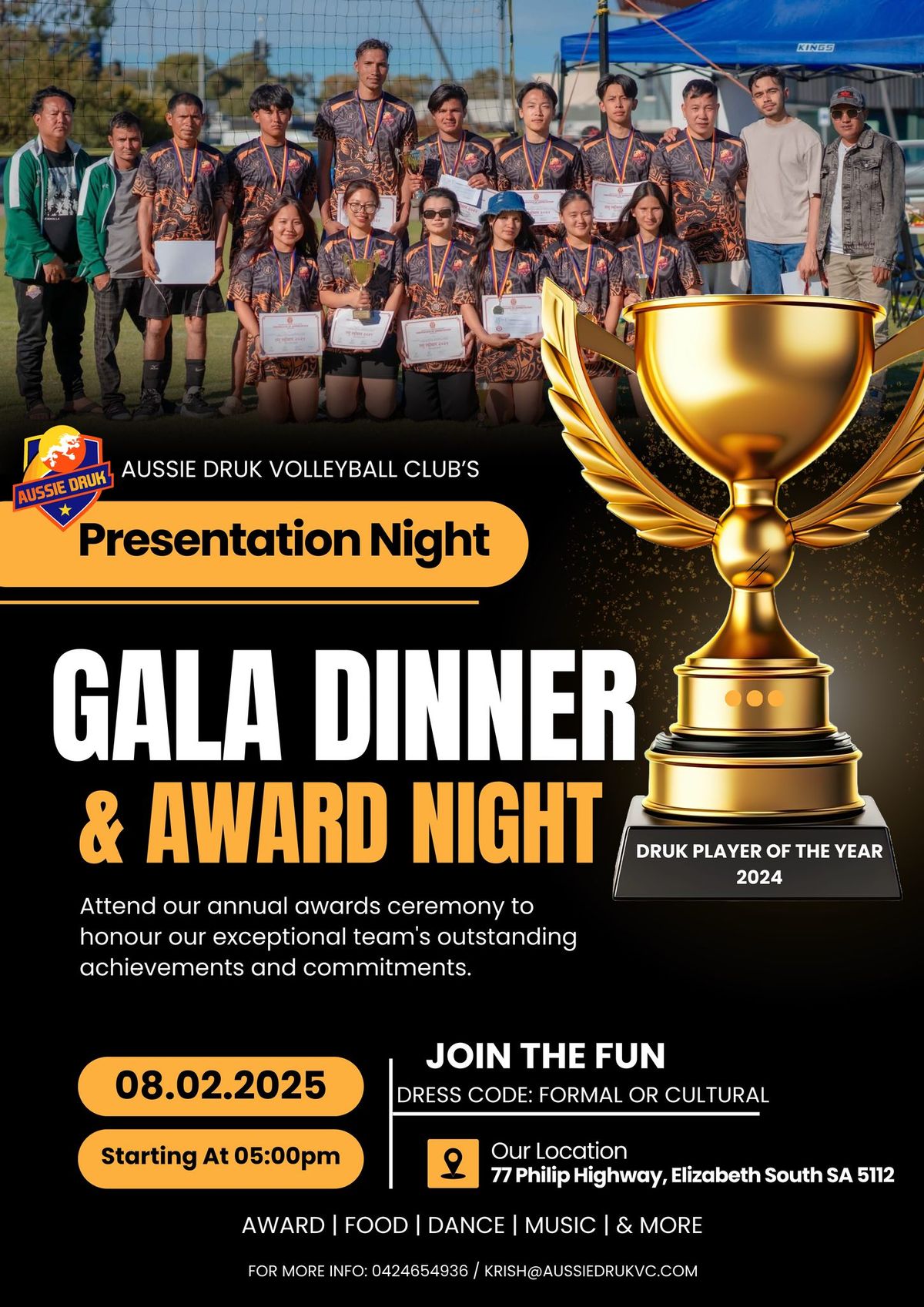 Gala Dinner and Award Night